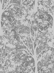 Texture trees wallpaper for interior design