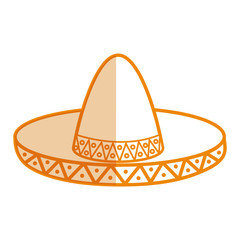 mexican hat isolated icon vector illustration design