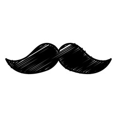 mustache mexican isolated icon vector illustration design