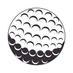 golf sport ball icon vector illustration design