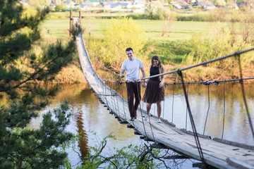 Happy young couple