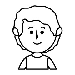 young father avatar character vector illustration design