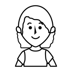 beautifull mother avatar character vector illustration design