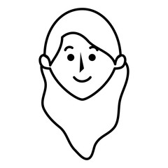 beautifull mother avatar character vector illustration design