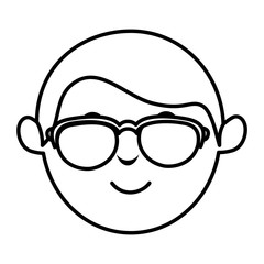 young father avatar character vector illustration design