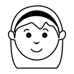 beautifull mother avatar character vector illustration design