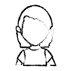 beautifull mother avatar character vector illustration design