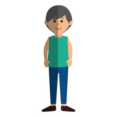 young father avatar character vector illustration design