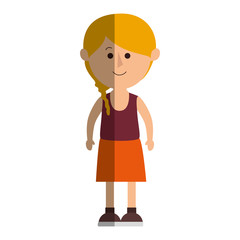 beautifull mother avatar character vector illustration design