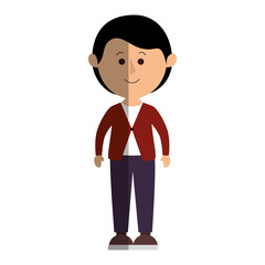 young father avatar character vector illustration design