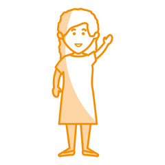 beautifull mother avatar character vector illustration design