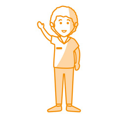 young father avatar character vector illustration design