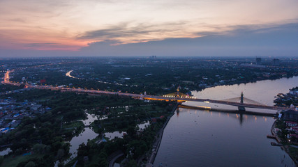 Fototapeta premium Bangkok riveside