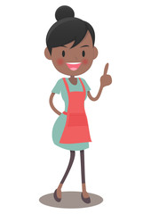 主婦　ポイント　正面向き