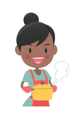 主婦　鍋料理が出来た