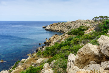 Sea view from the park Cavo Greco