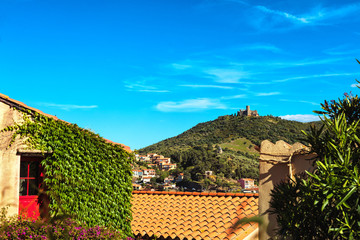 Fort-Saint-Elme, Collioure, Pyrénées-
Orientales, Catalogne, Côte-de-Vermeille, Languedoc-Roussillon, France 
