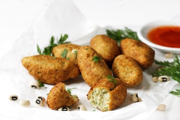 Akara - African black Eyed pea Fritters