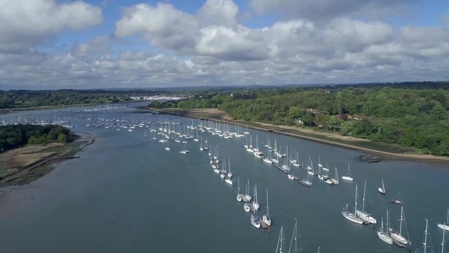 Yacht Marina at High Tide