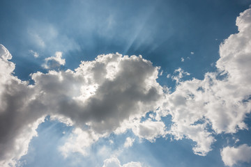 Cloud in the clear sky