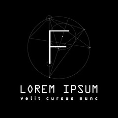 Letter M Logo . Alphabet design