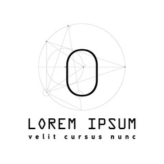 Letter M Logo . Alphabet design