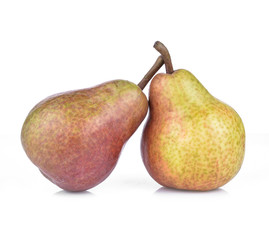 European Pear isolated on white background