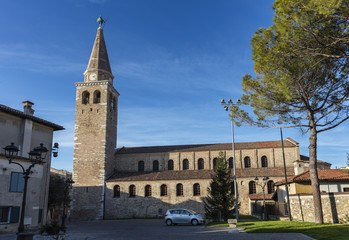 Fototapeta na wymiar Early christian basilica of St. Eufemia in Grado, Friuli, Venezia Giulia
