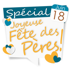 spécial joyeuse fête des pères ! - 18 juin - panneau blanc