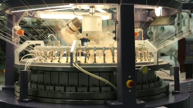 Work of Knitting Machine