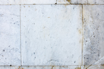 white bricks wall, grunge background. Place for text