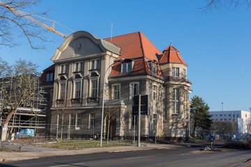 Fototapeta na wymiar Amtsgericht Königs Wusterhausen im Umbau 22.01.2017