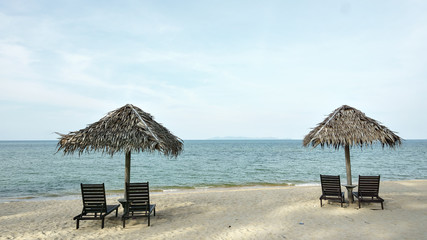 beautiful view at the seaside resort