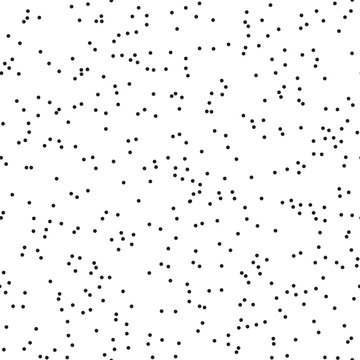 Modern dotted background. Seamless vector pattern