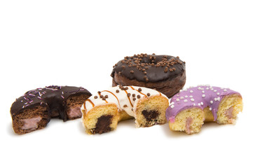 Donuts in glaze