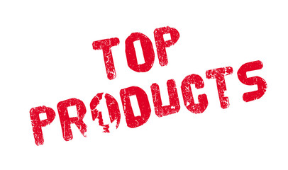 Top Products rubber stamp. Grunge design with dust scratches. Effects can be easily removed for a clean, crisp look. Color is easily changed.