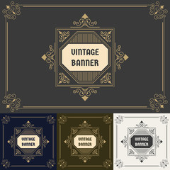 Vintage background label style Design Template,Vector Illustration