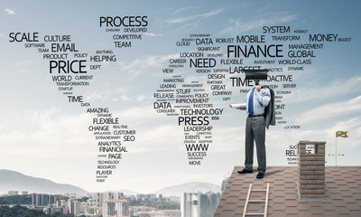 Concept of home security and privacy protection with camera head