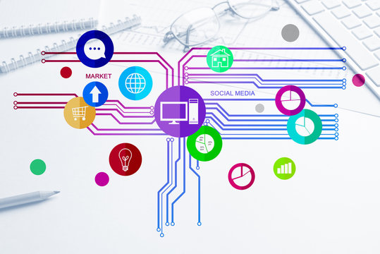 Interface design for mobile and web application