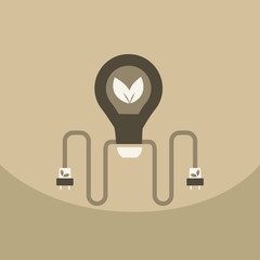 light save planet on ecology style lamp with solar energy