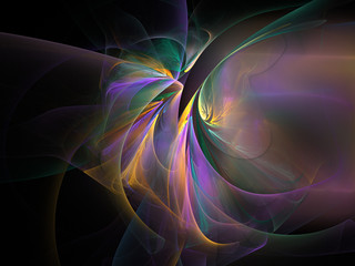 Abstract fractal background
