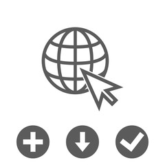 web icon stock vector illustration flat design