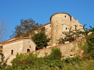 Scorcio del castello di Gesualdo