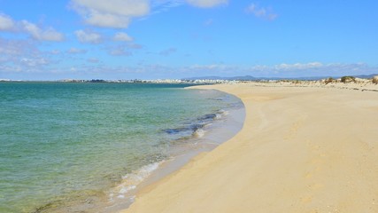 Beach in Olhão, Portugal: Ilha da Armona