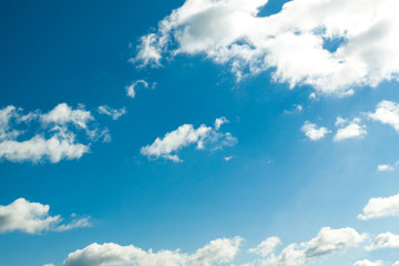 Blue sky with cloud