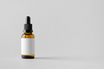 Dropper Bottle Mock-Up - Blank Label