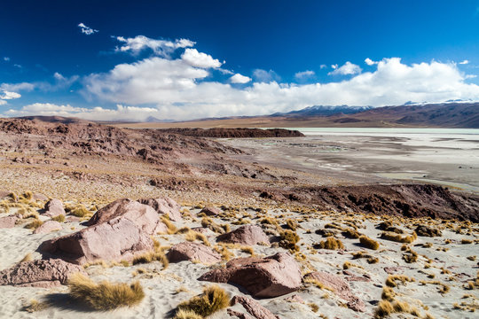Laguna Khara lake in Bolivia