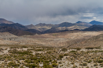 Landscape of bolivian altiplano