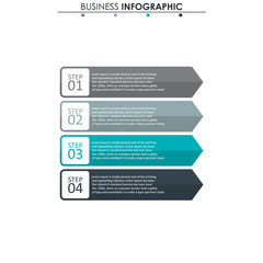 Business data visualization. Process chart. Abstract elements of graph, diagram with 4 steps, options, parts or processes. Vector business template for presentation. Concept for infographic.Vector