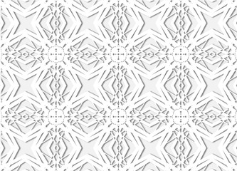 Fototapeta premium Grey Vintage pattern backgrounds for design.